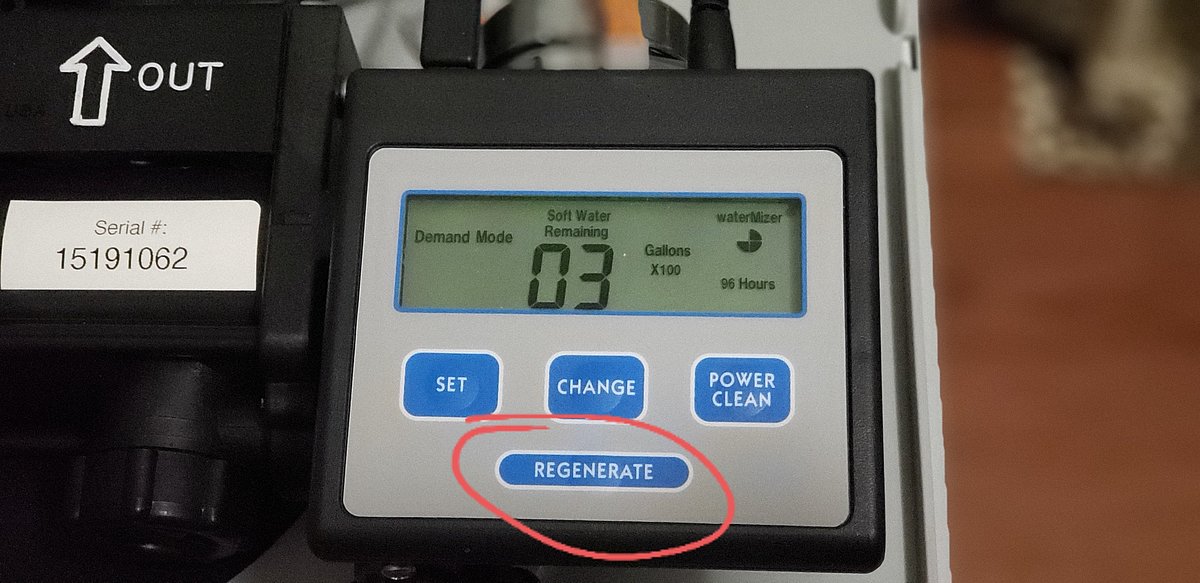 Waterboss 900 manual regeneration cycle instructions